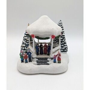 2023 Teleflora Thomas Kinkade Sweet Sounds Of Christmas Light Up Figurine